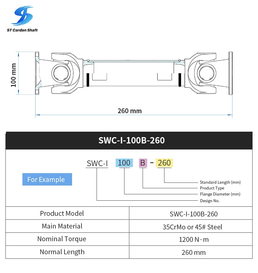 Welded Rigid Shaft - Type B Series