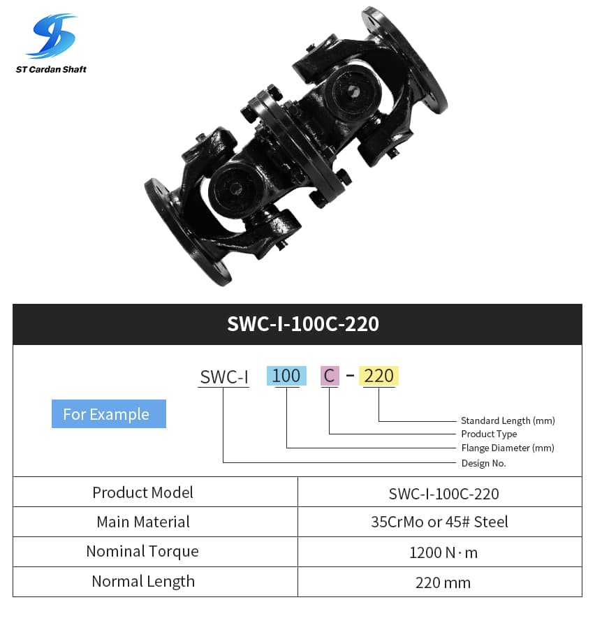 Flanged Rigid Shaft - Type C Series