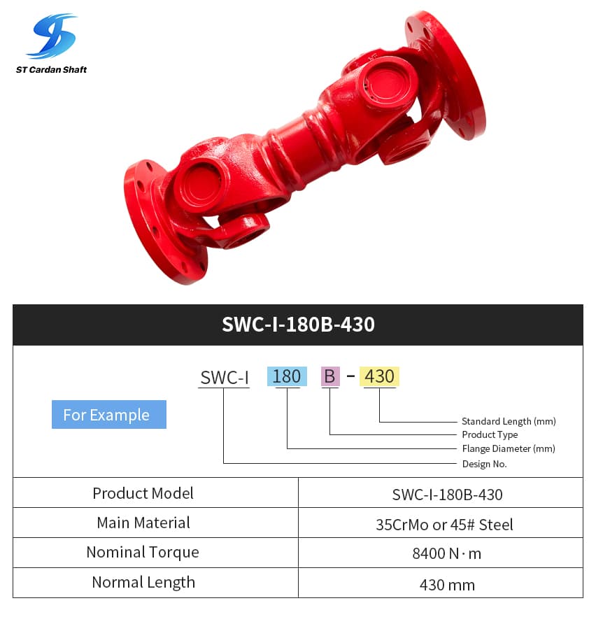 Welded Rigid Shaft - Type B Series