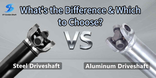 aluminum vs steel driveshaft