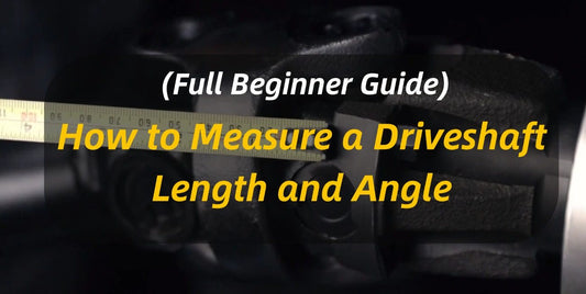 how to measure a driveshaft