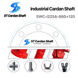 Карданный вал Sitong SWC-I225A-860+120 карданный шарнир 62 мм ST010